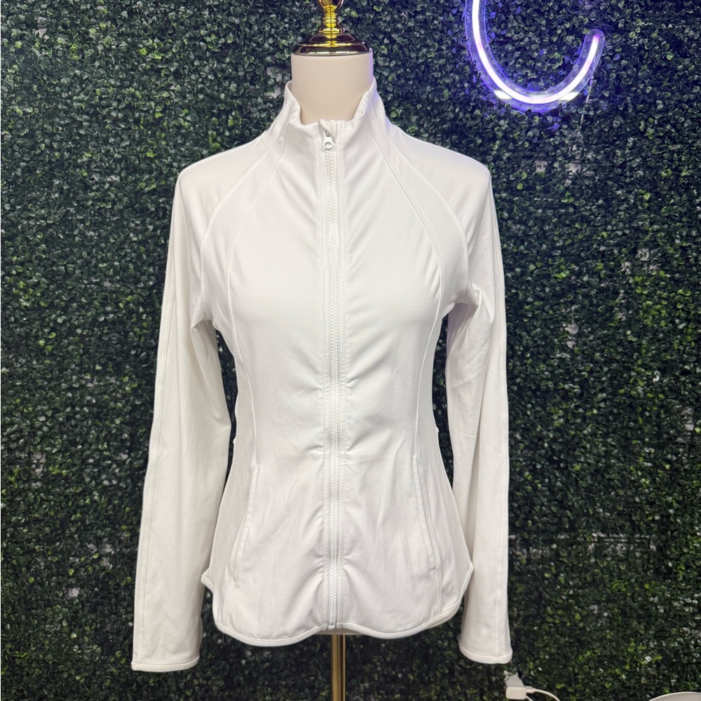 Yogalicious White Full Zip Jacket